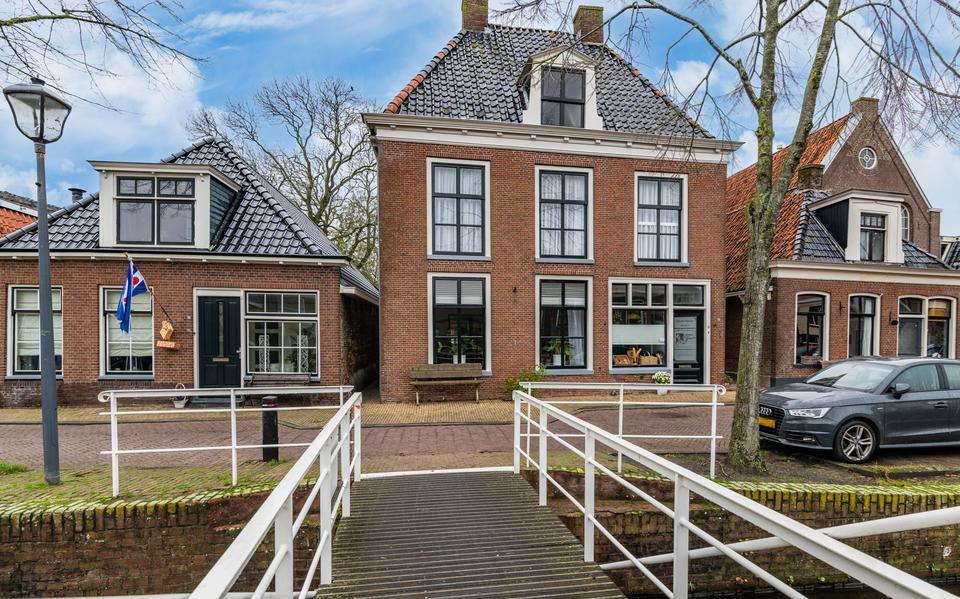 De woning aan de Weaze in Aldeboarn.