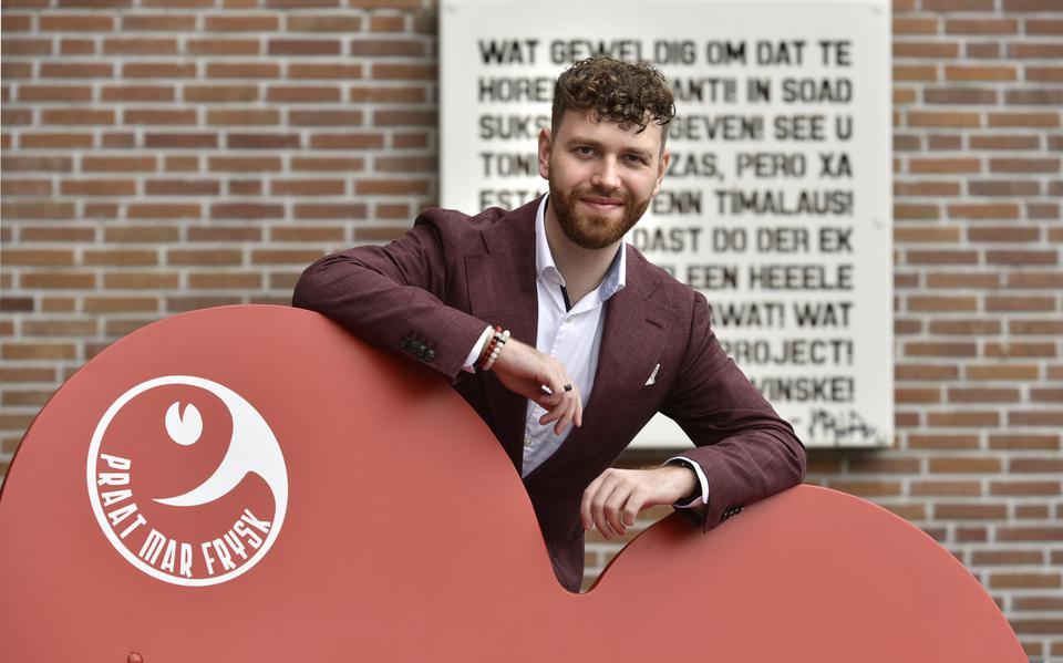 Sjirk Eildert Bruinsma (24) uit Drachten wordt de nieuwe voorzitter van de Raad van de Friese Beweging.