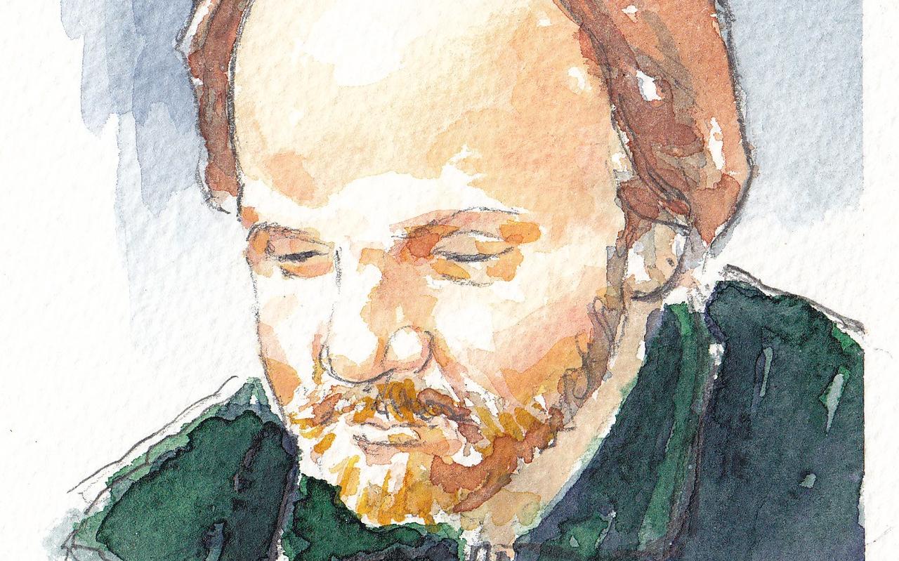 Getekend portret van Jasper S.. Getekend portret van Jasper S..