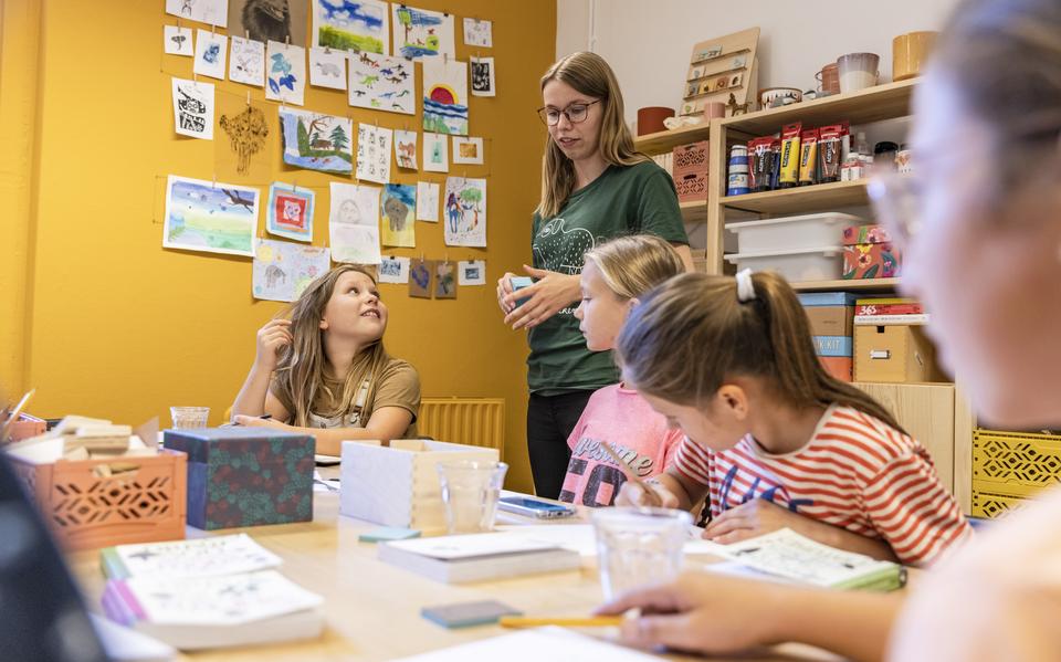 Workshop door Jamilla Beukema.