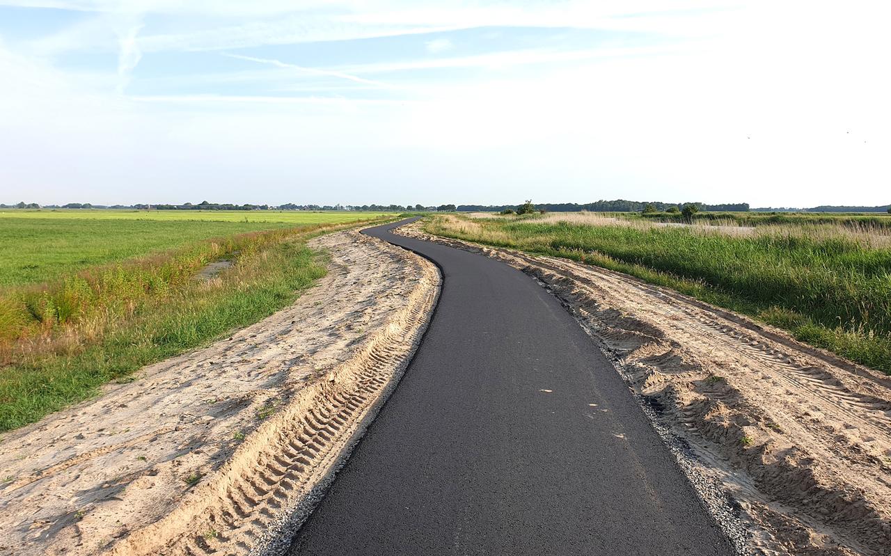 De aanleg van het fietspad. Foto: Lenus van den Broek De aanleg van het fietspad. Foto: Lenus van den Broek