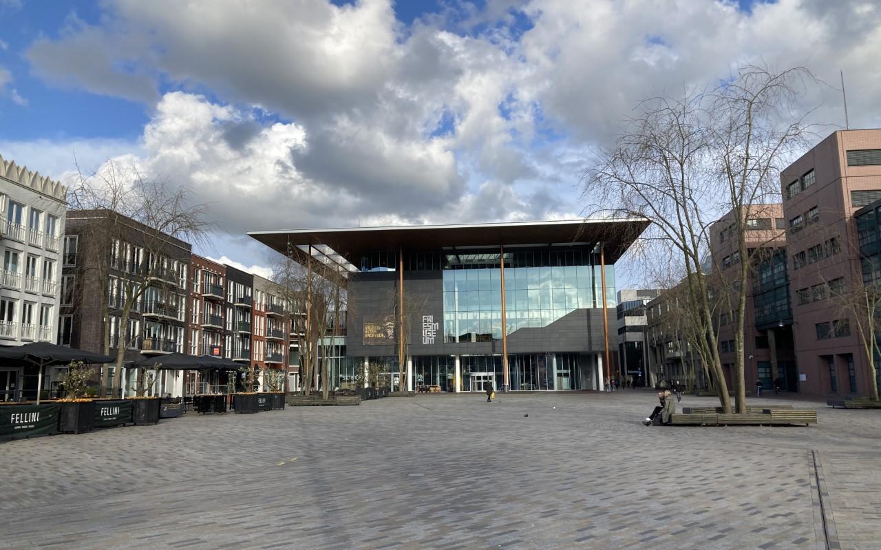Het Zaailand met Fries Museum anno 2023. Het Zaailand met Fries Museum anno 2023.