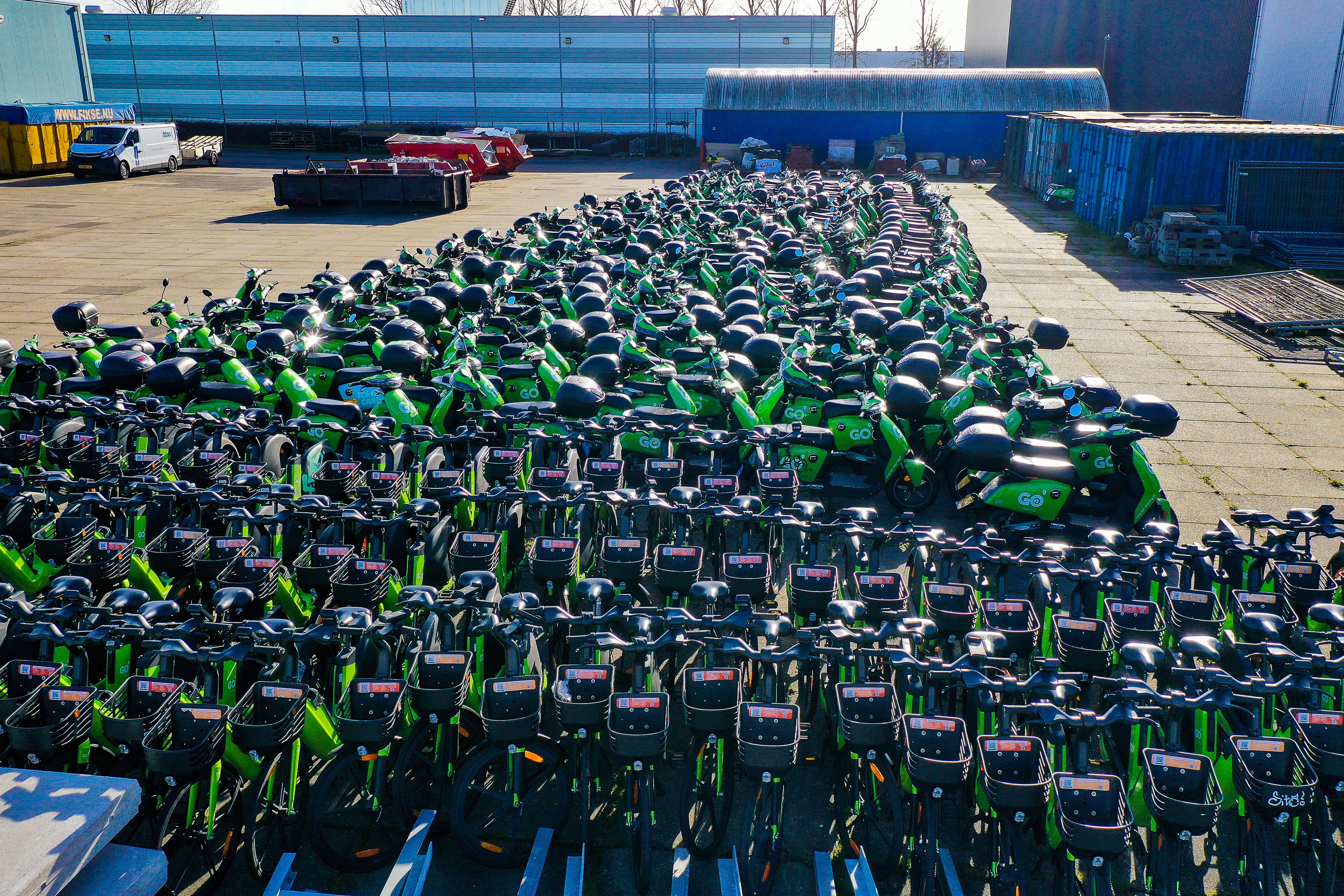 150 Go Sharing e-scooters naar faillissementsveiling