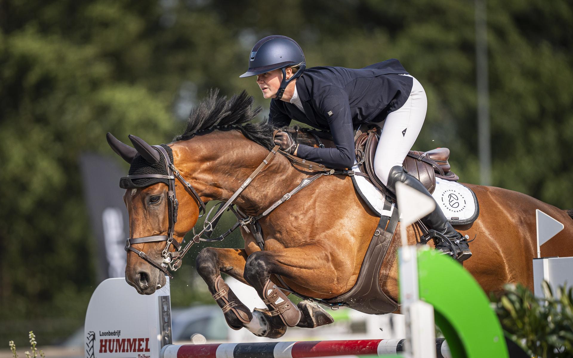 Marloes Bos uit Peperga pakt brons met M.C. Armstrong bij Grote Prijs Tolbert: 'Ik ben heel trots op