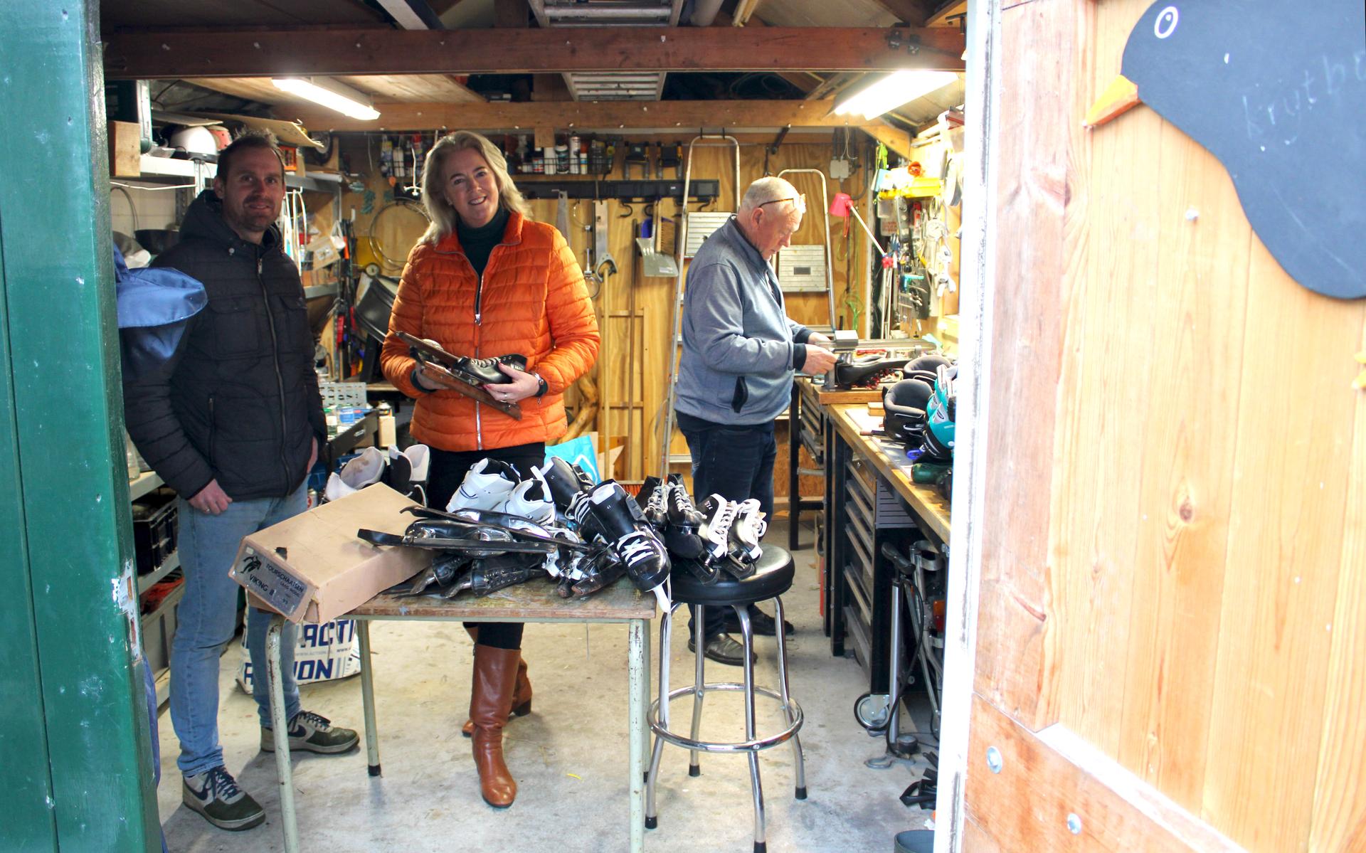 Inzameling schaatsen voor jeugd slaat goed aan in De Knipe: 'Nu alleen nog easy gliders voor de klei