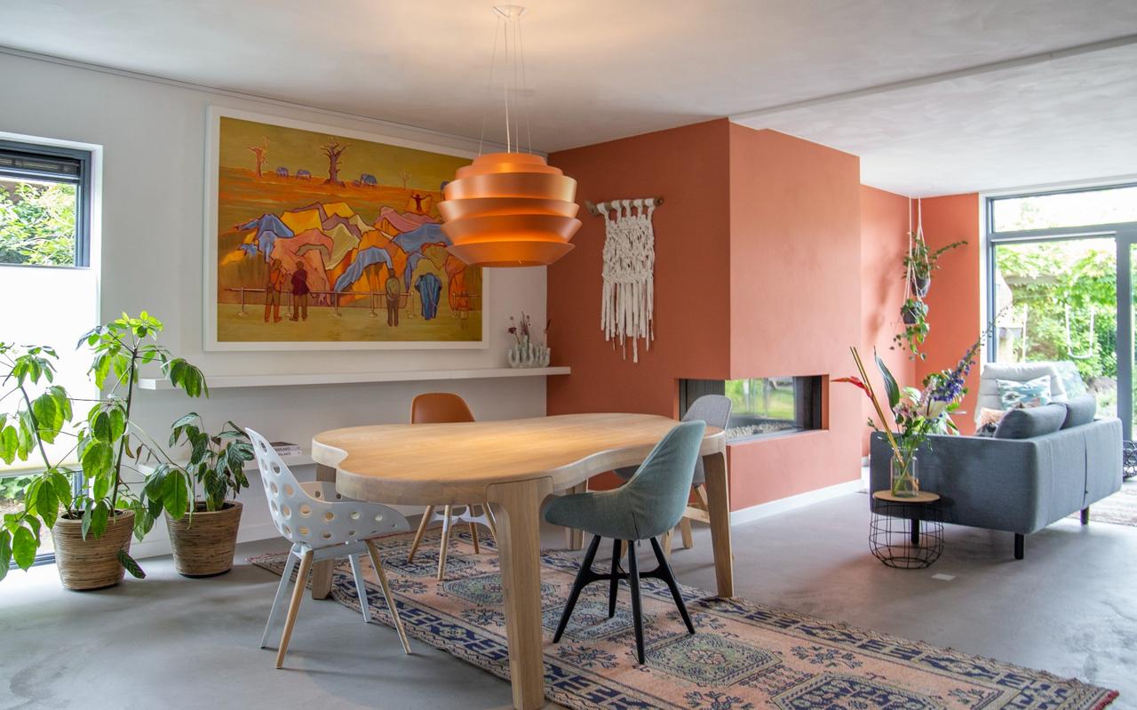Metamorfose van een woonkamer. Metamorfose van een woonkamer.