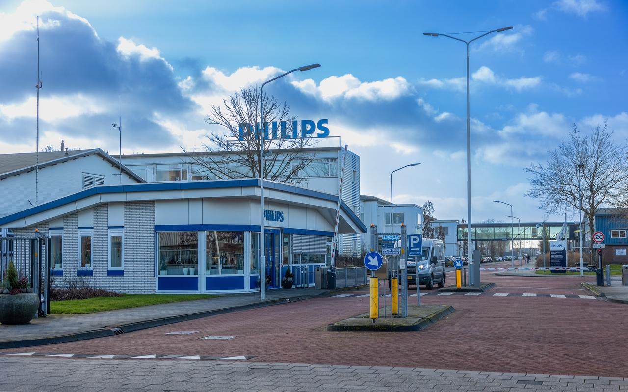 De fabriek van Philips in Drachten, goed voor 1650 werknemers.