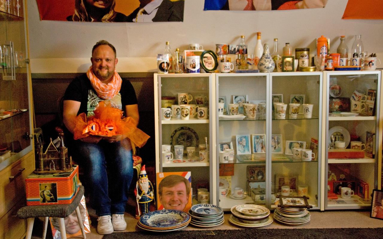 Piet Jelsma in zijn museum Piet Jelsma in zijn museum