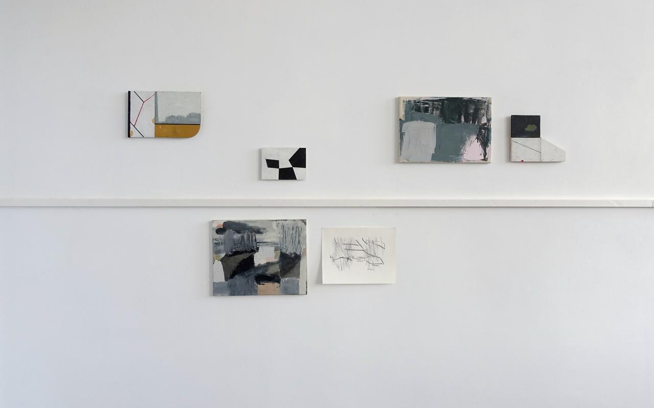 Een indruk van een deel de expositie, Kunstlokaal No8, Jubbega. Een indruk van een deel de expositie, Kunstlokaal No8, Jubbega.