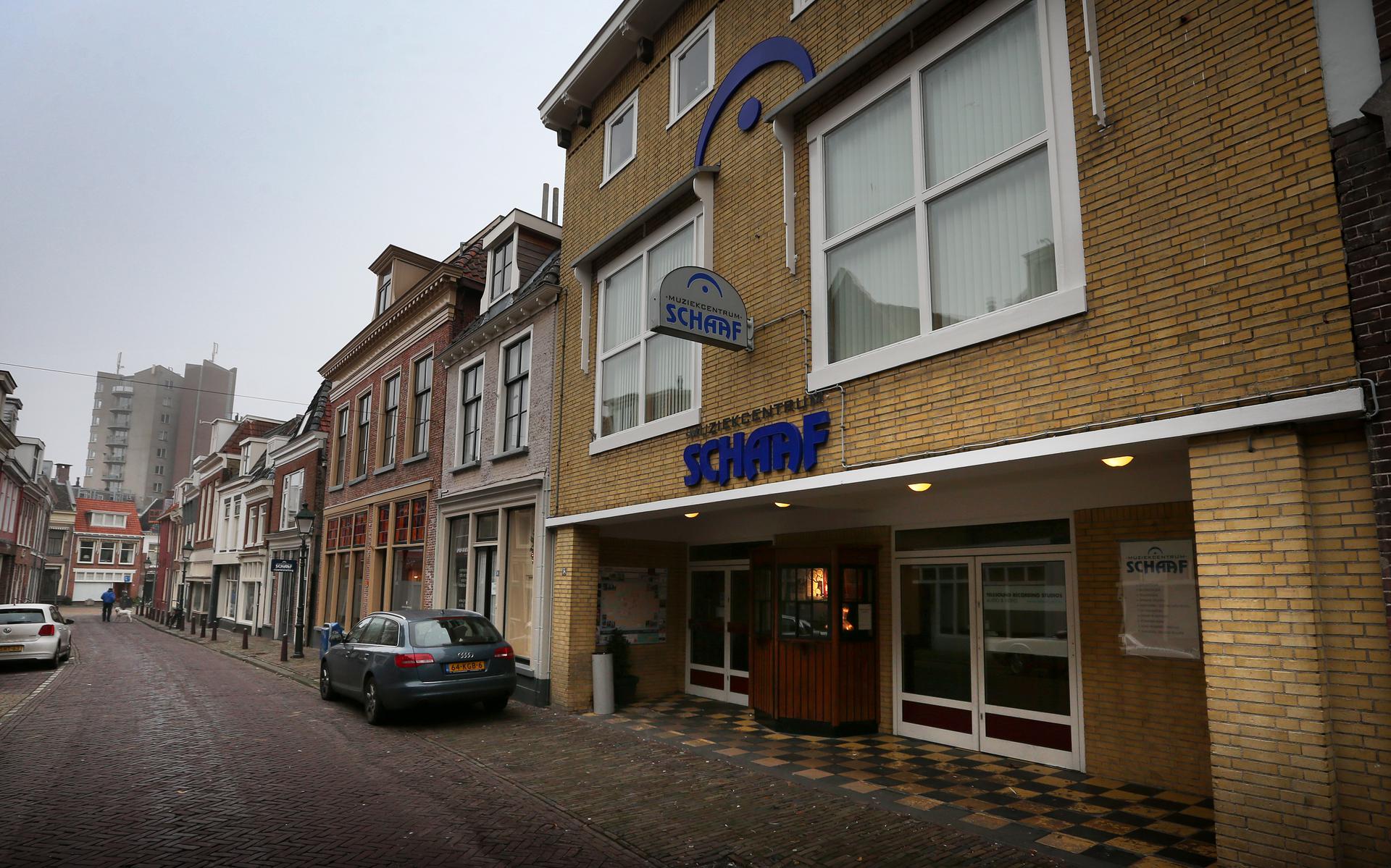 Zalen Schaaf in de Breedstraat in Leeuwarden. Al jaren wordt er gesproken over de toekomst van het roemruchte complex. 