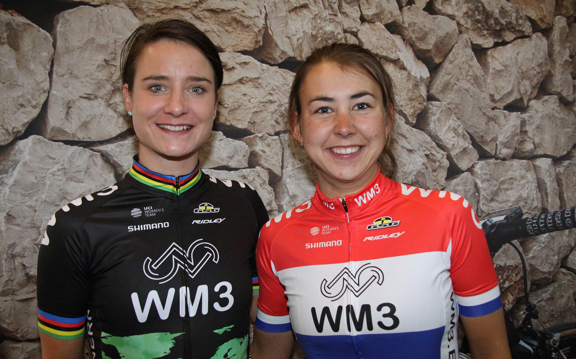 Drie jaar geleden waren Anouska Koster (rechts) en Marianne Vos ook al ploeggenoten, toen bij WM3 Pro Cycling.