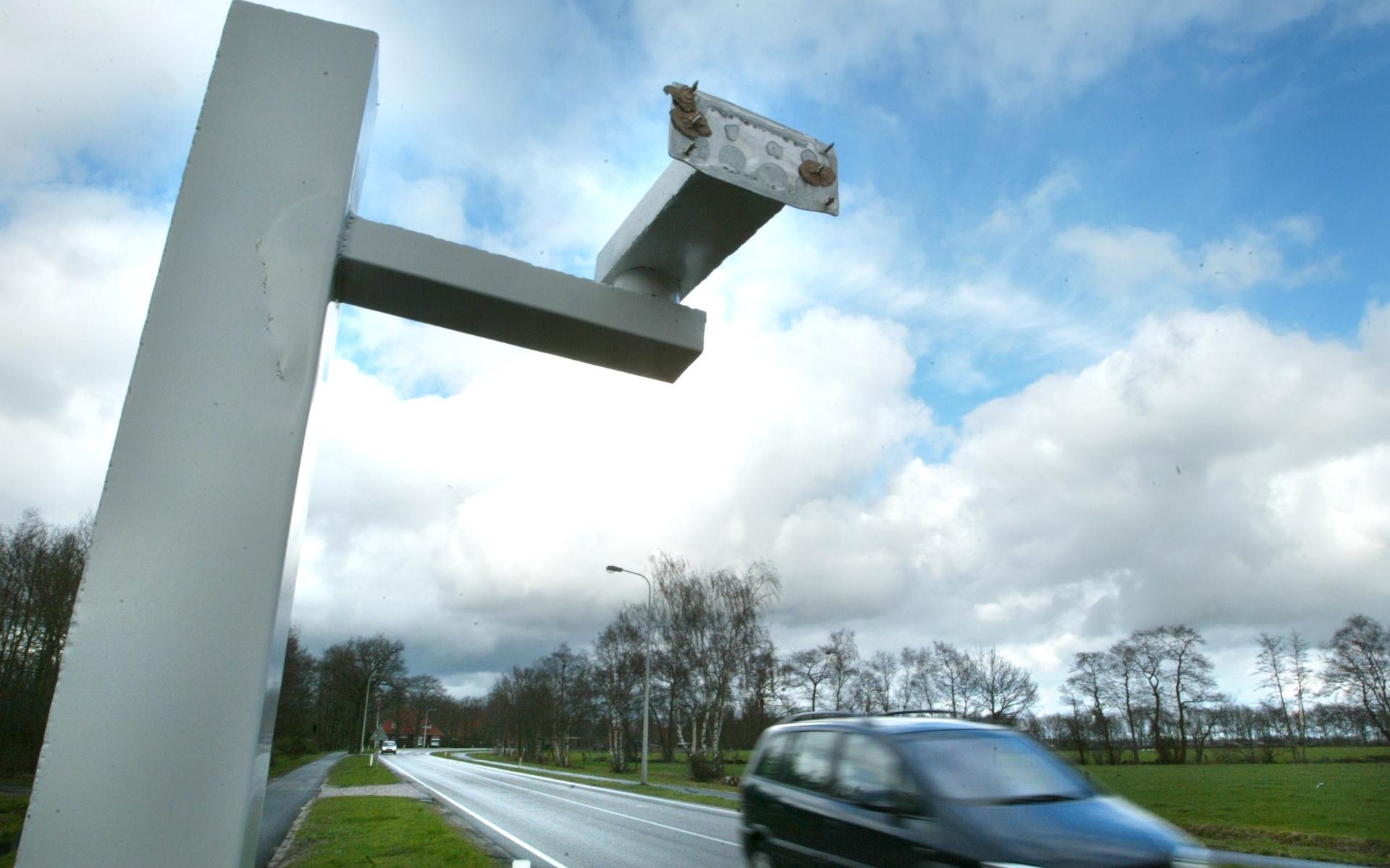 Verplaatsbare flitspalen straks ook in Friesland: vooral langs gemeentelijke en provinciale wegen