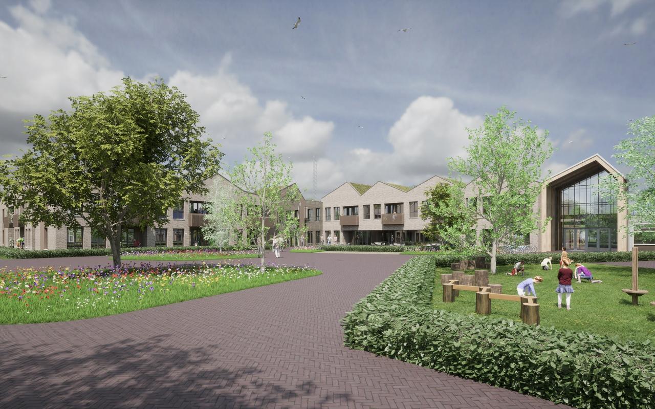 De Nieuwe Stelp volgens het nieuwste ontwerp. De Nieuwe Stelp volgens het nieuwste ontwerp.