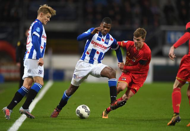 Denzel Dumfries had ook bij SC Heerenveen al een grenzeloos geloof in eigen kunnen