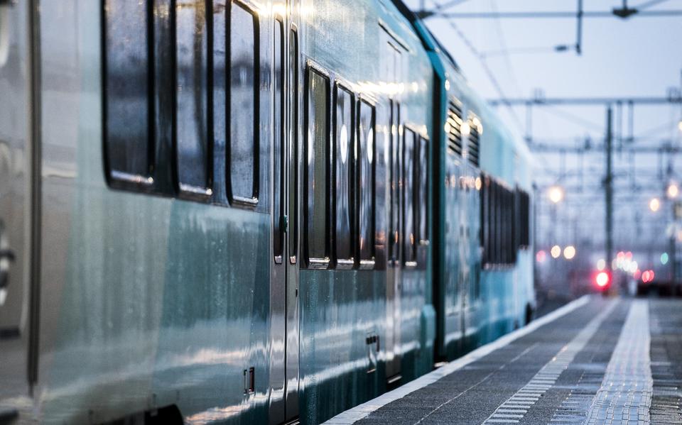 Een trein Arriva.