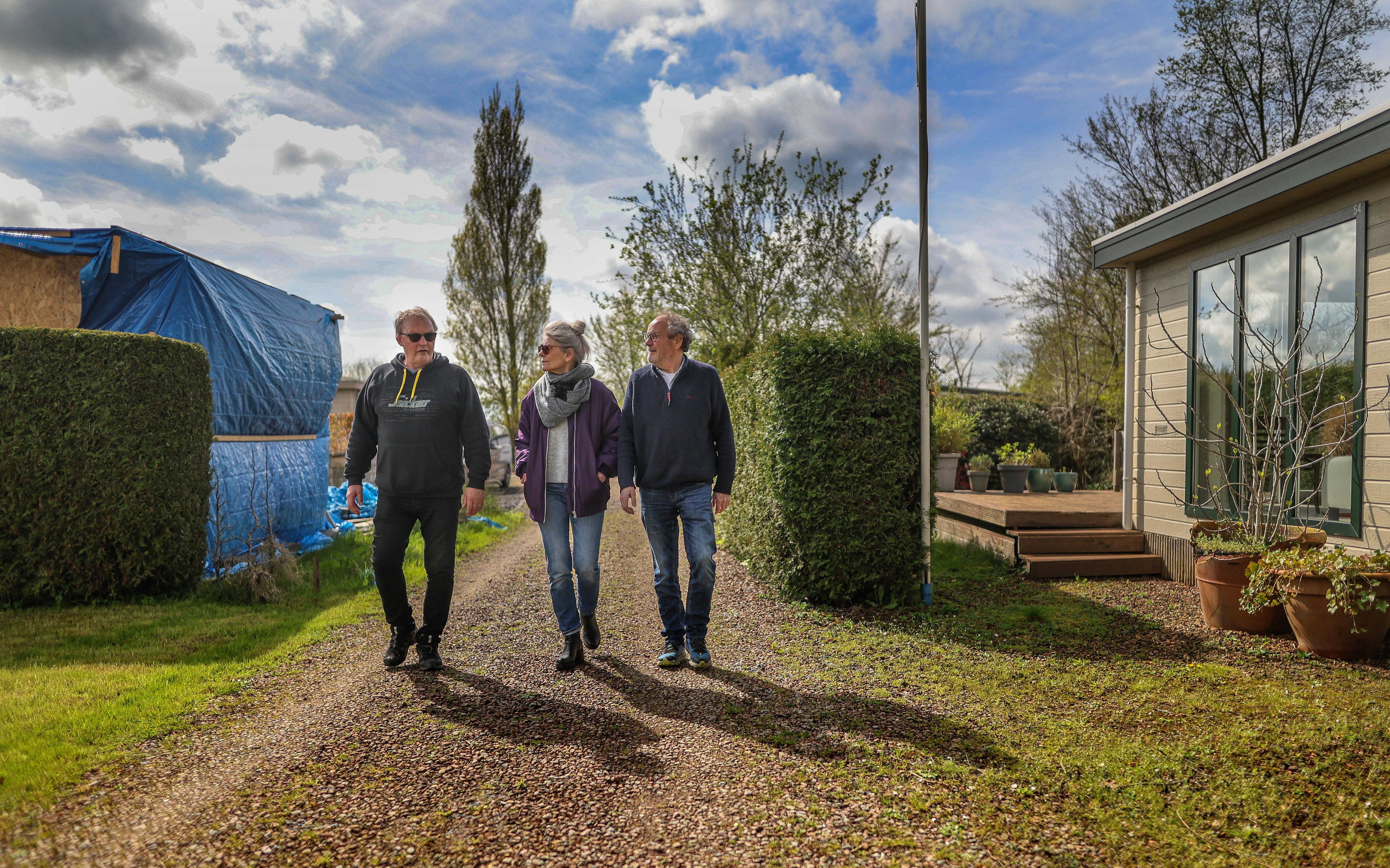 Residents of the holiday park Yn'e Lijte in Grou must make room for new chalets.  'Very painful'