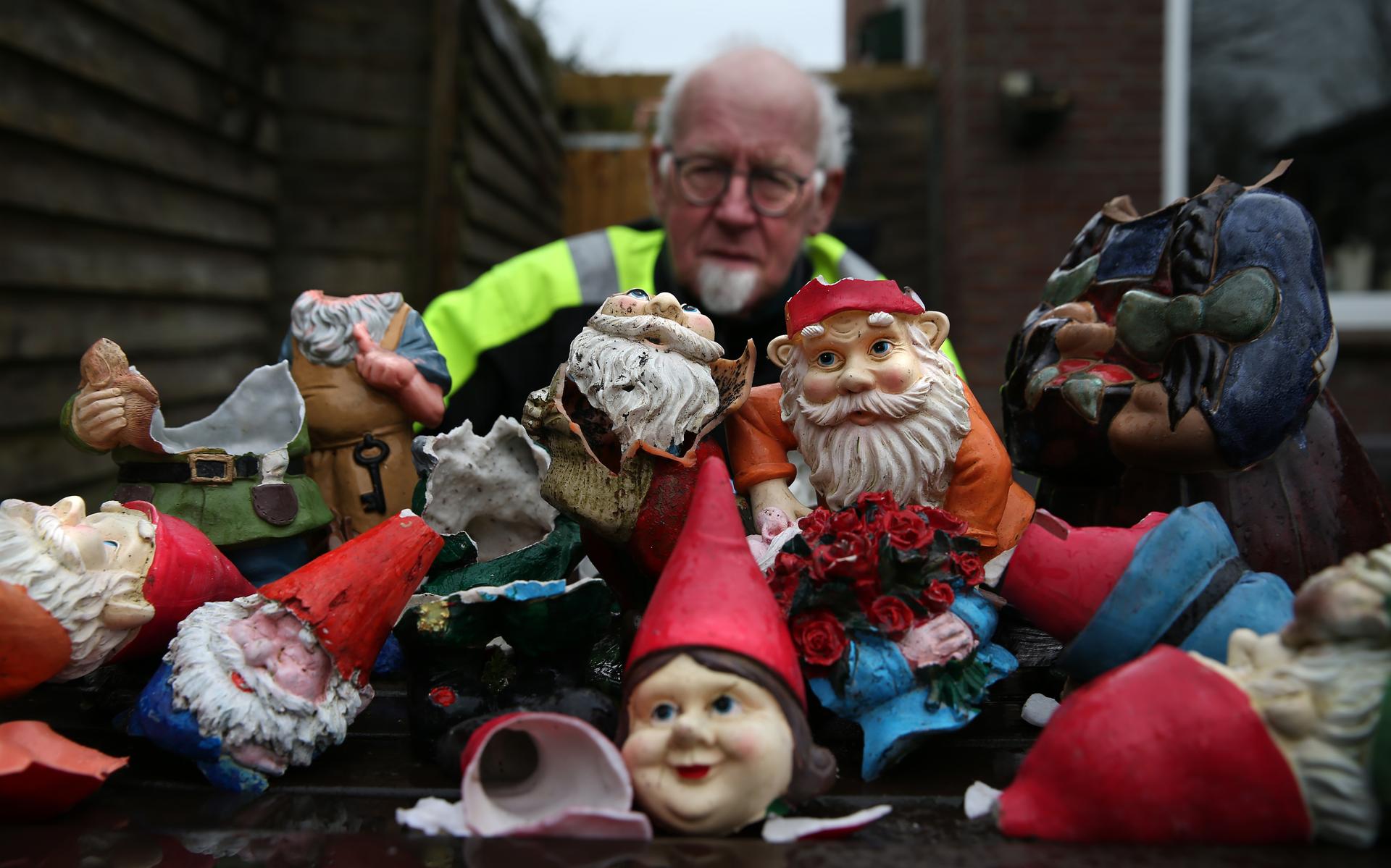 Het kabouterpad in Kimswerd is verwoest, maar van alle kanten komt hulp: 'Ik ha der krekt sechtjin o