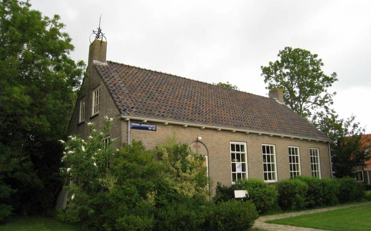De doopsgezinde kerk in Witmarsum. 