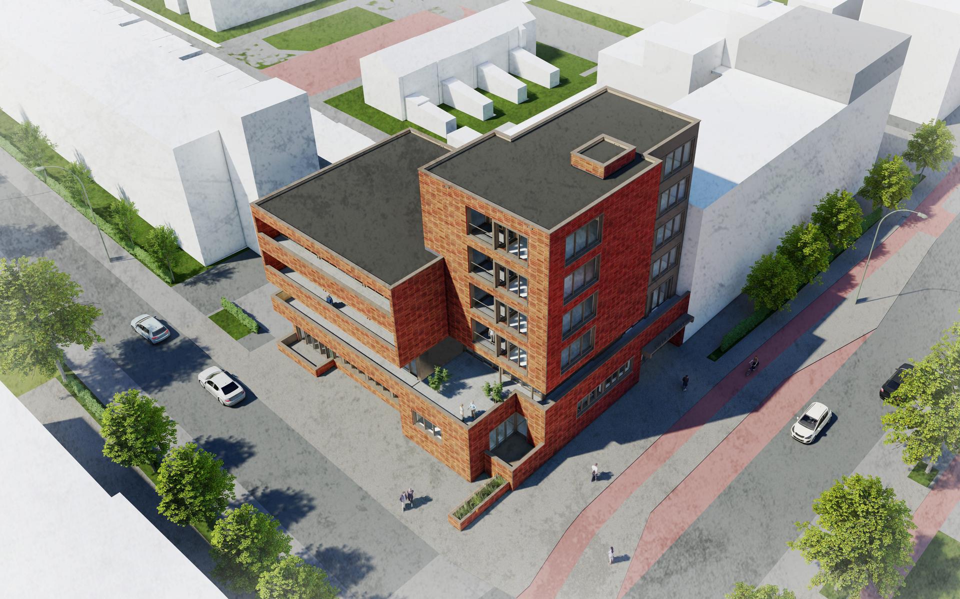 Heerenveen krijgt 21 appartementen in voormalig ABN AMRO-kantoor