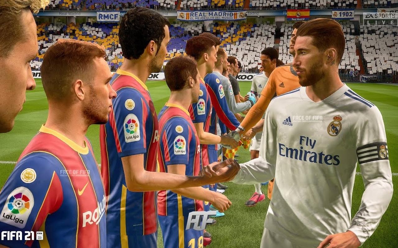 Een scène uit FIFA 21. Een scène uit FIFA 21.