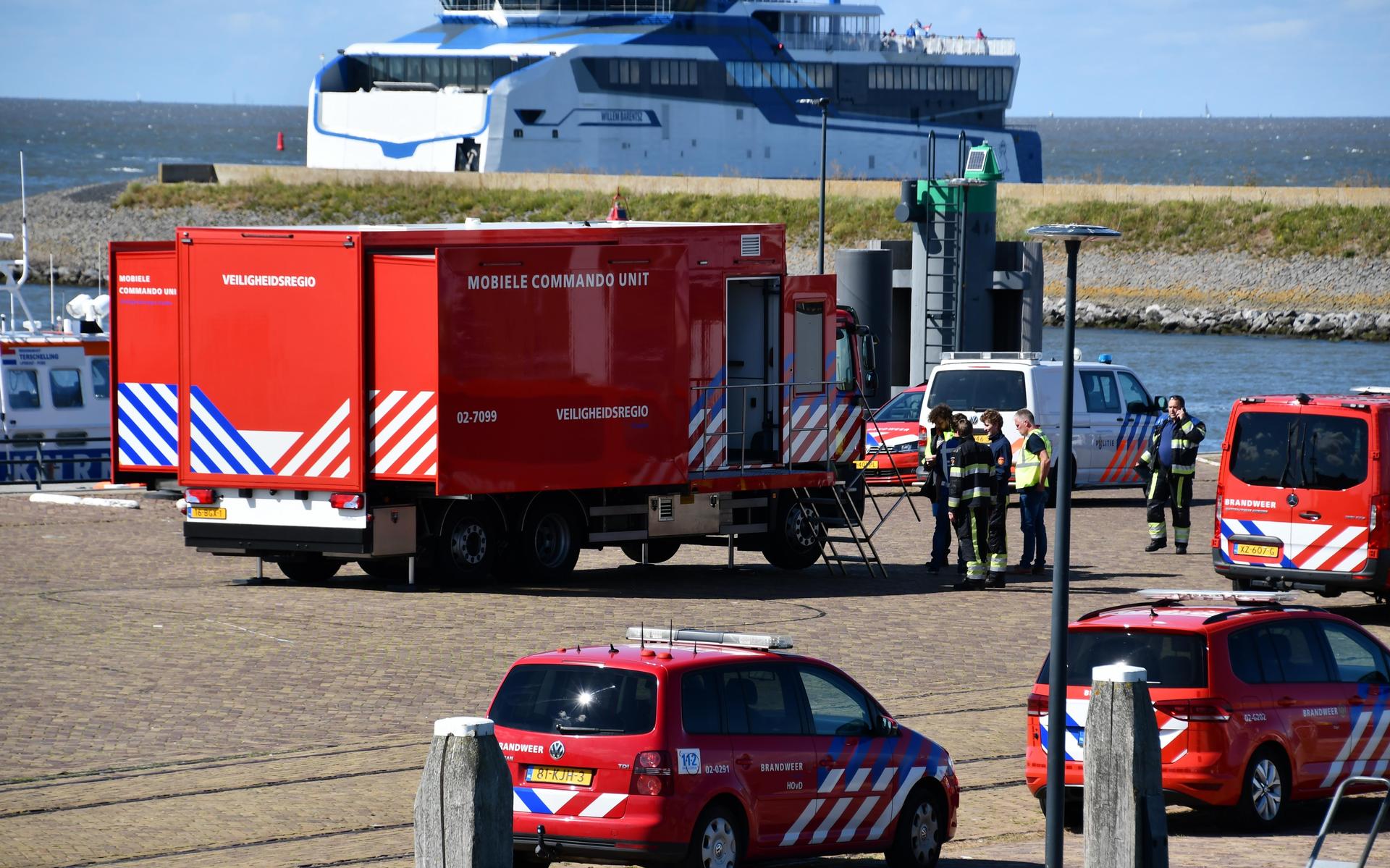 Grote hulpverleningsoefening van Veiligheidsregio Fryslân op Terschelling: ruim 175 hulpverleners en