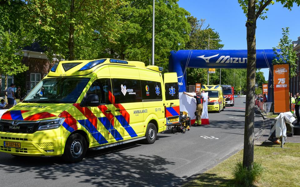 Bij de finish moest een deelnemer worden gereanimeerd.
