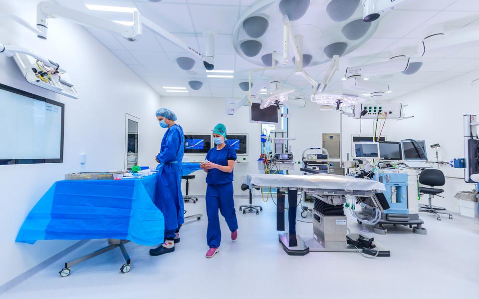 Een operatiekamer in het Antonius ziekenhuis in Sneek.