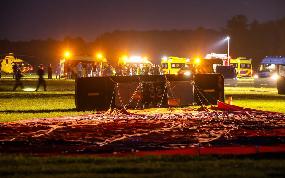 De ballon kwam neer in De Hoeve.