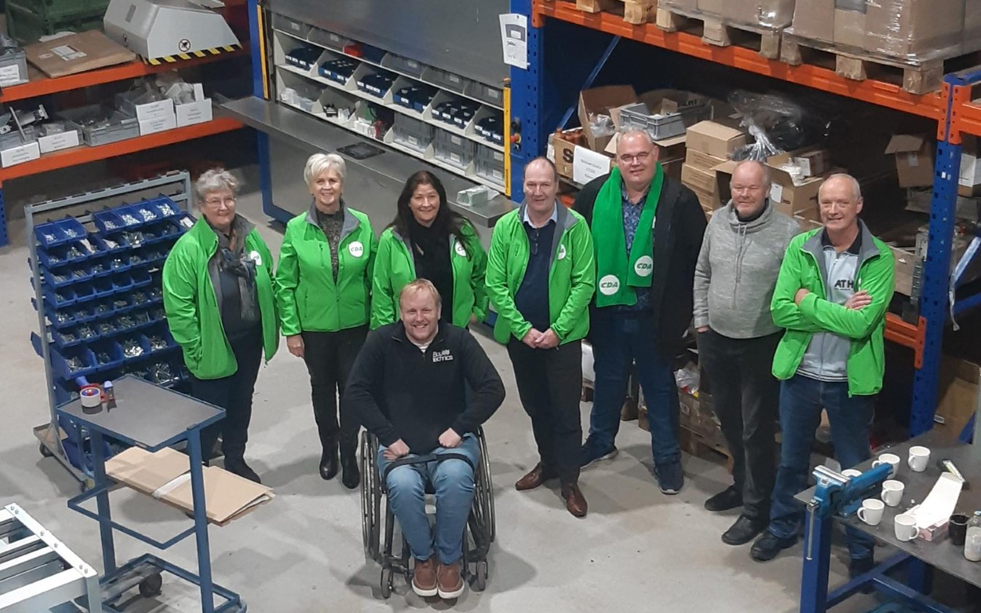 CDA Achtkarspelen op bezoek bij Bouwtechnics Augustinusga