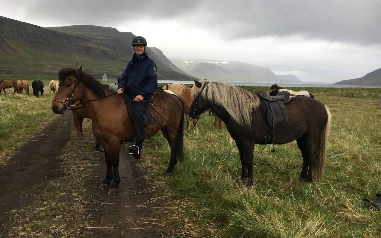 Gerard van Klaveren maakte te paard een trektocht over IJsland. Gerard van Klaveren maakte te paard een trektocht over IJsland.
