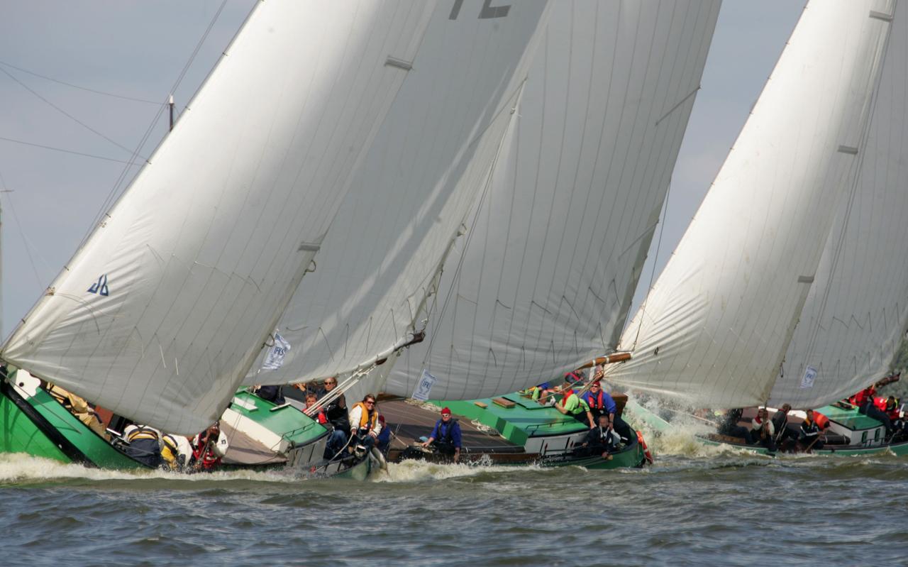IFKS-skûtsjesilen op de Hegemer Mar. IFKS-skûtsjesilen op de Hegemer Mar.