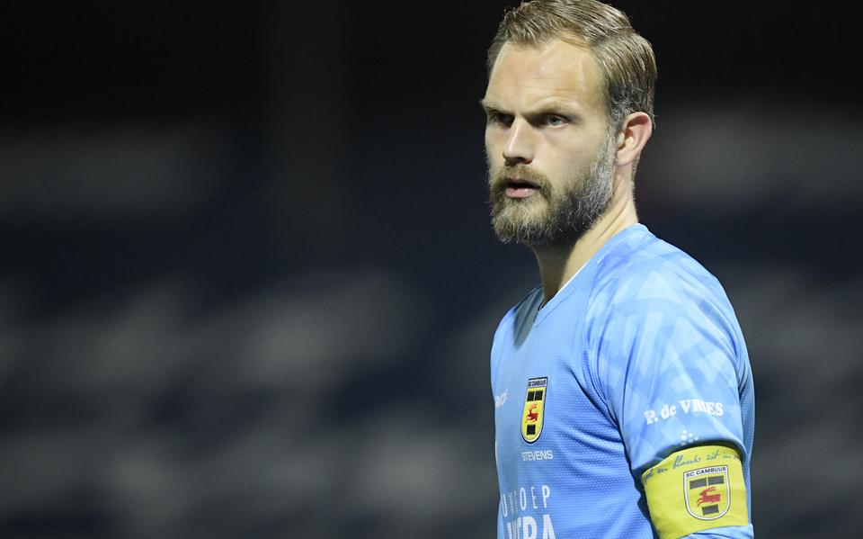 Cambuur-keepers Sonny Stevens weet nog niet hoe zijn toekomst eruit ziet.