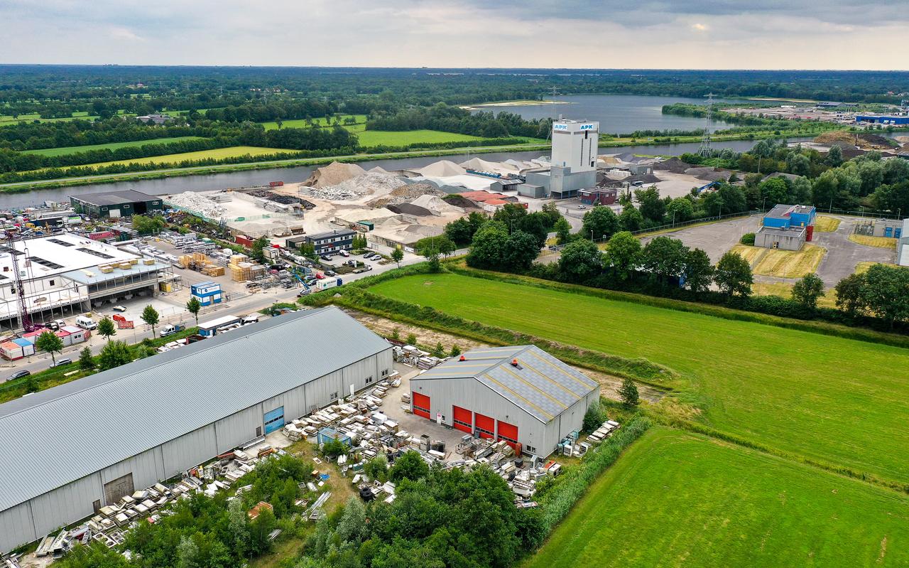 Op dit terrein in Kootstertille had de biovergister moeten verrijzen. Op dit terrein in Kootstertille had de biovergister moeten verrijzen.