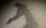 De watervlek in Mûnein die het silhouet van de vermiste hond Ben vormt.