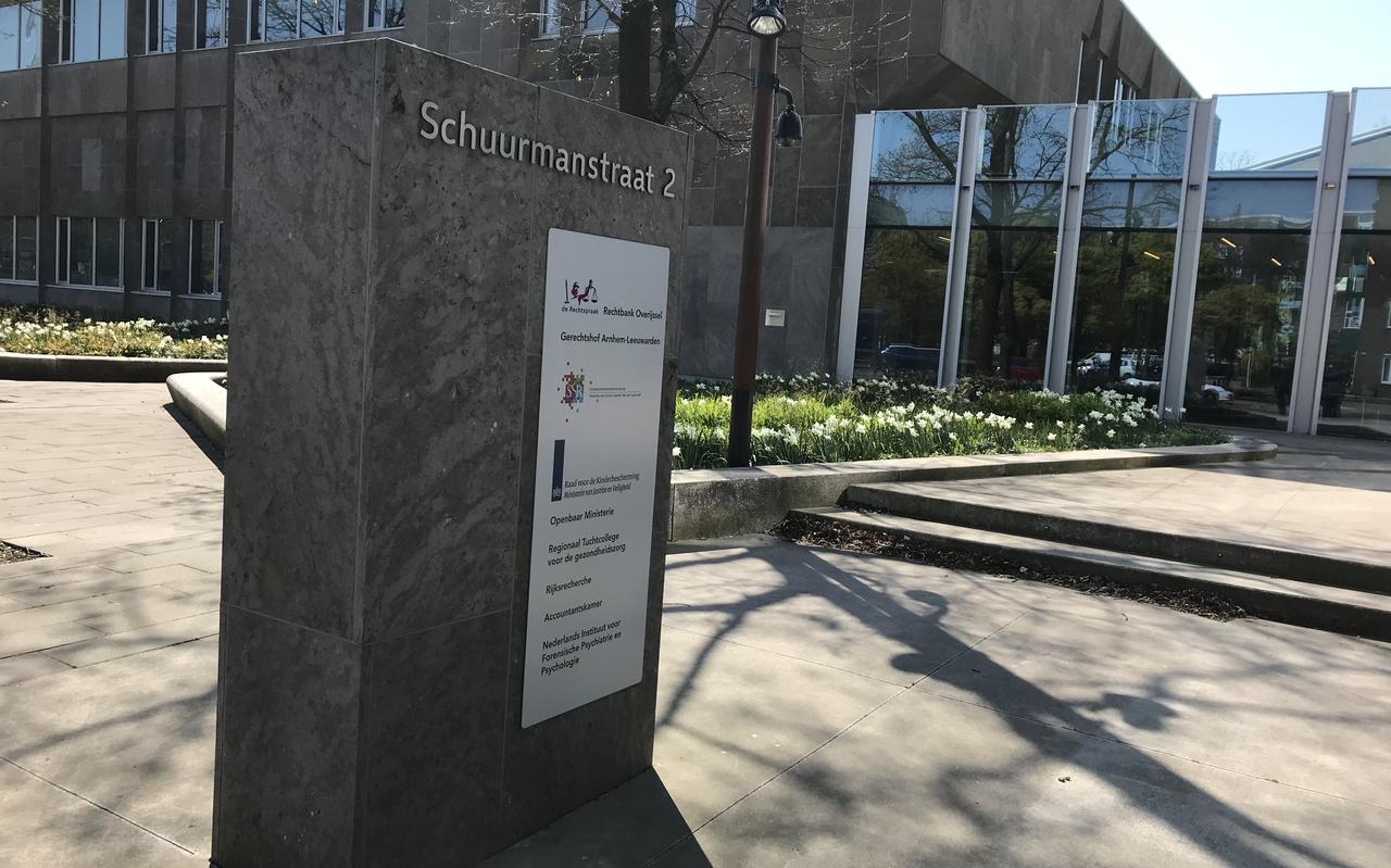 De rechtbank in Zwolle. De rechtbank in Zwolle.