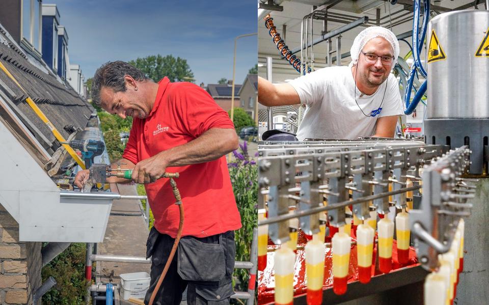 Dakdekker of werken in de ijsjesfabriek? Wij zouden 't wel weten met dit weer.