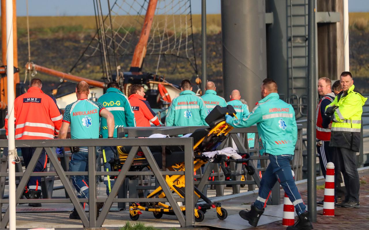 Vier doden en evenzoveel gewonden bij de aanvaring tussen snelboot Tiger en watertaxi de Stormloper bij Terschelling.