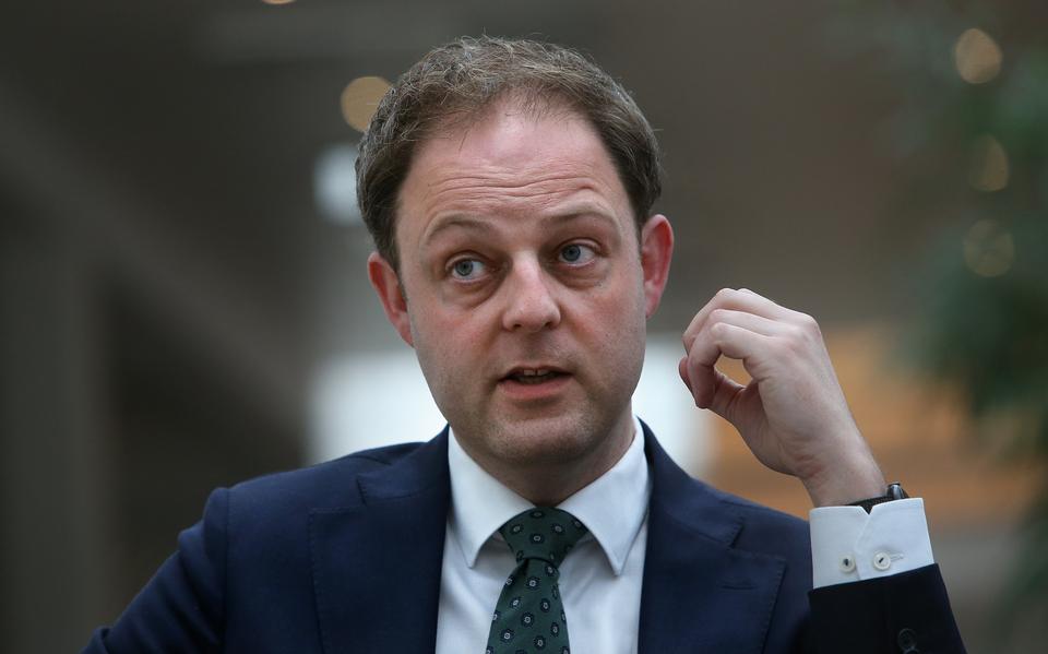 Harry van der Molen, op 5 maart tijdens een interview op de vrijdag voor het laatste campagneweekeinde.
