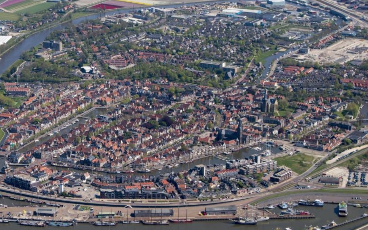 Luchtfoto van Harlingen Luchtfoto van Harlingen