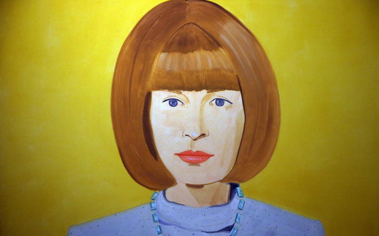 Anna Wintour (geschilderd in 2009 door Alex Katz), de voormalige hoofdredacteur van de Amerikaanse 'Vogue' Anna Wintour (geschilderd in 2009 door Alex Katz), de voormalige hoofdredacteur van de Amerikaanse 'Vogue'
