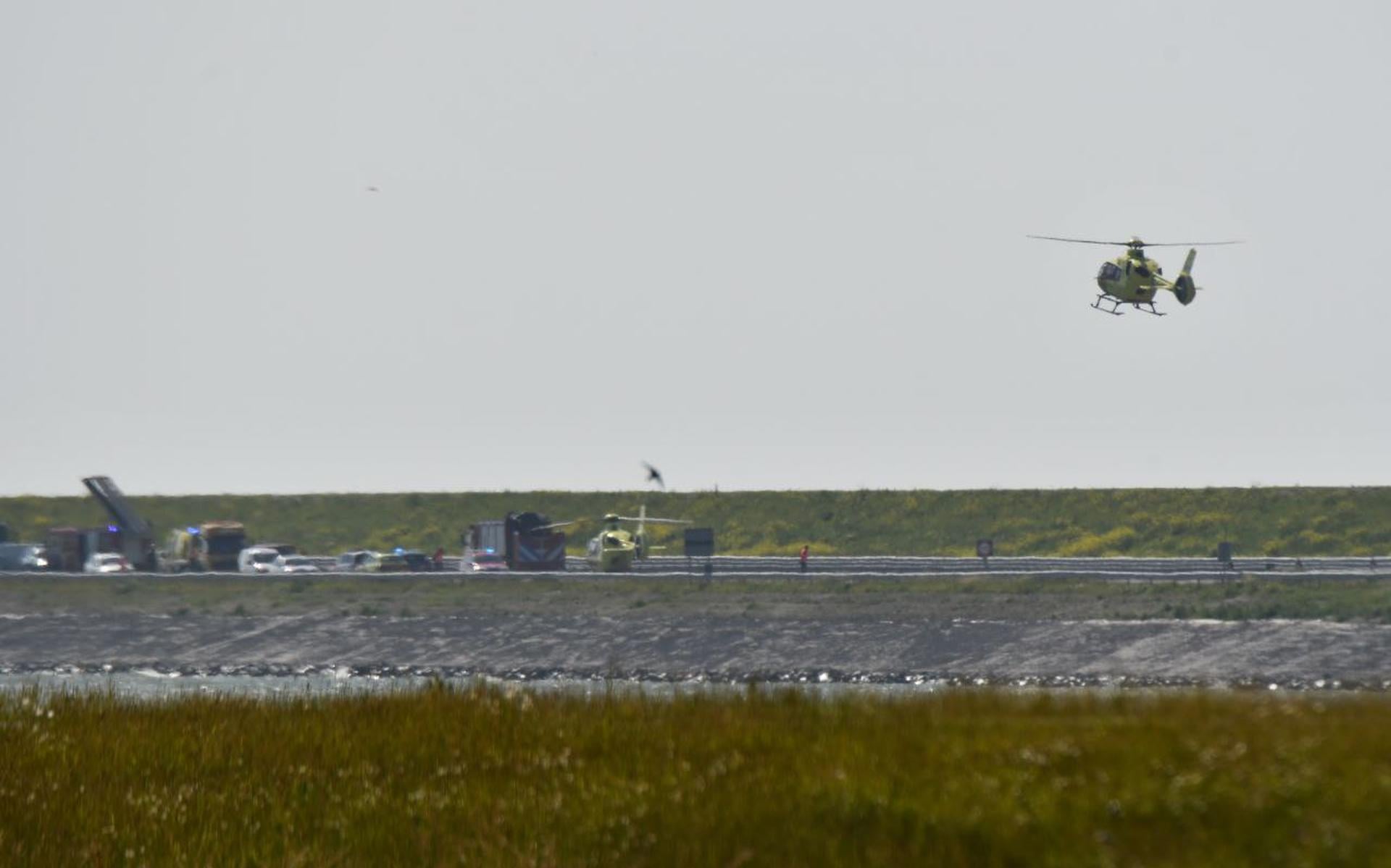 Man (85) en vrouw (81) uit gemeente Heerenveen overleden bij ongeval op Afsluitdijk bij Kornwerderza