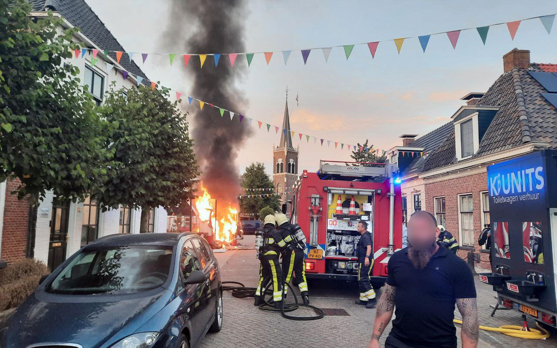 Fire in Snack Truck at Village Festival in Reduzum Leaves Several Injured