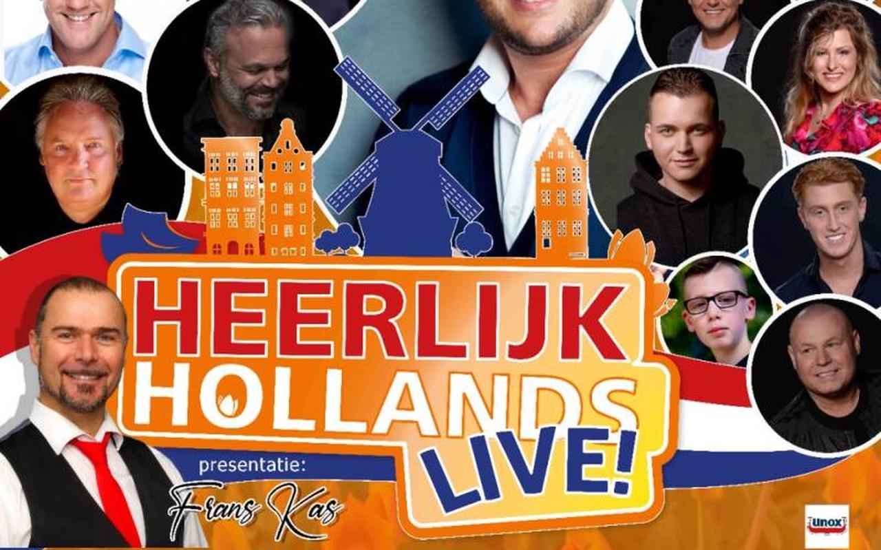 De promoposter van Heerlijk Hollands Live Sneek De promoposter van Heerlijk Hollands Live Sneek