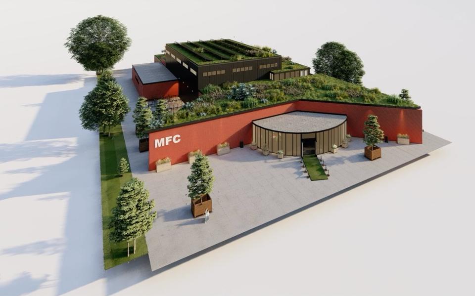 Een conceptontwerp voor het MFC in Witmarsum.