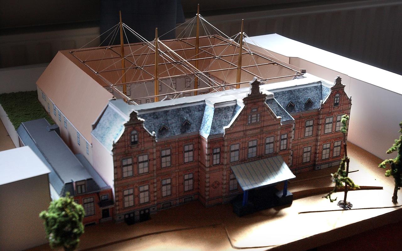 Maquette van het Natuurmuseum. Maquette van het Natuurmuseum.