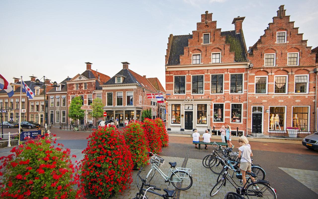 Het centrum van Dokkum. Het centrum van Dokkum.