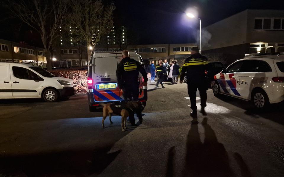 Het incident aan de Hooidollen in Leeuwarden. Foto: Kappers Media