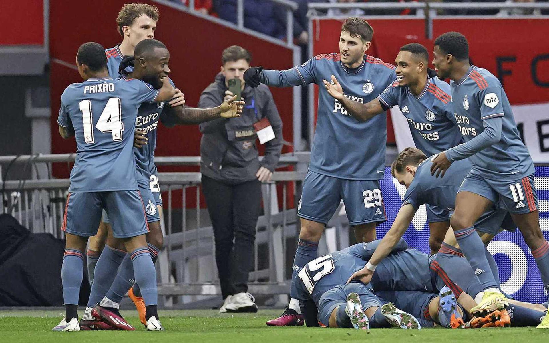 blijdschap na de 2-3.