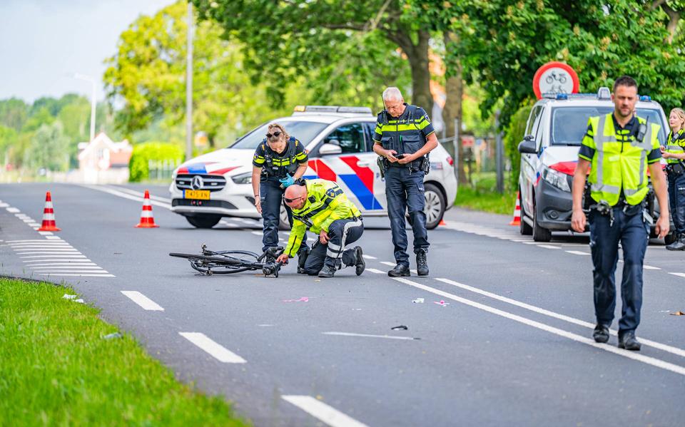 Een fietser raakte vrijdag ernstig gewond bij een ongeval in Foudgum.