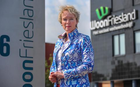 Directeur Sigrid Hoekstra van WoonFriesland.
